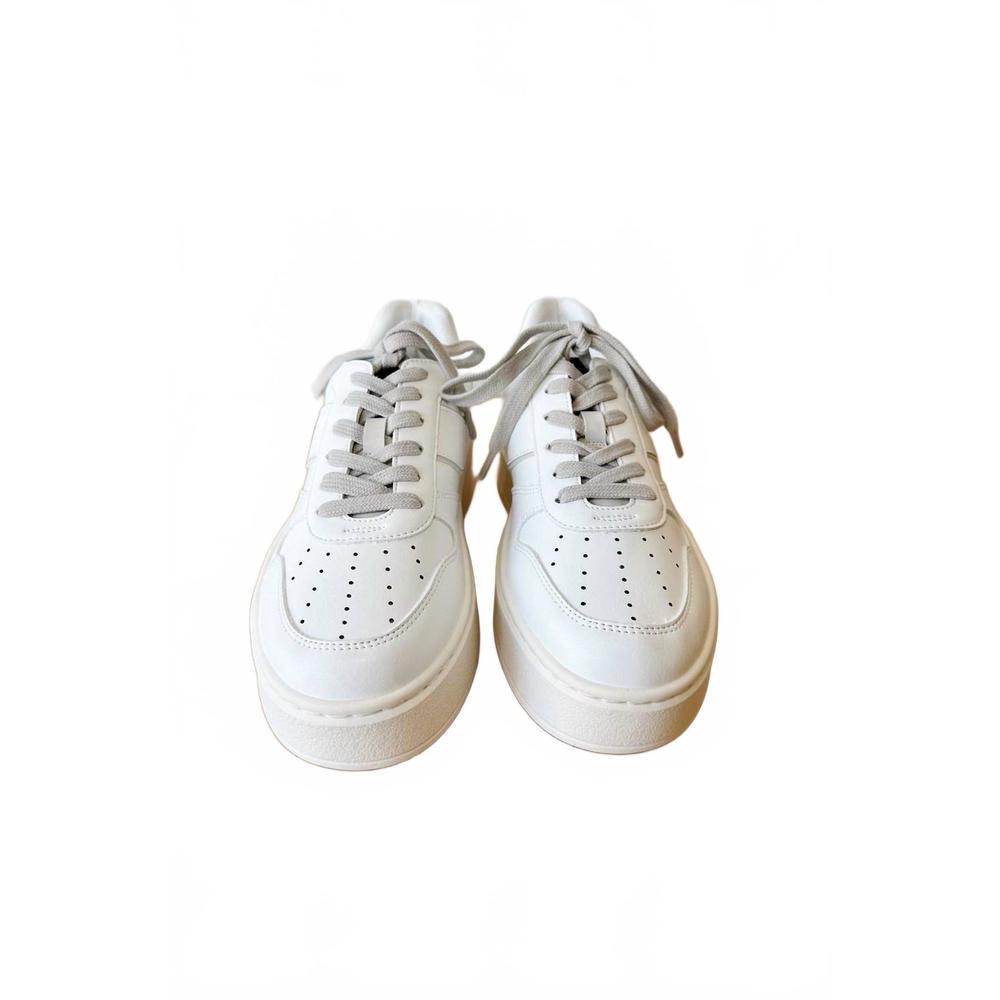 NEW SHU SHOP women satine platform sneakers in white - Picture 2 of 3
